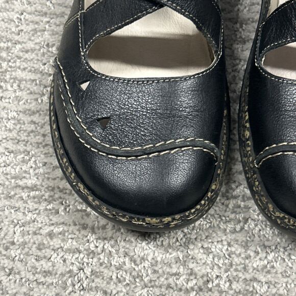 Rieker Daisy Shoes Women's 39 US 8 Mary Jane Antistress Leather Black Strappy - Picture 4 of 10